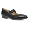 Dansko Collette Wide Black Burnished Nubuck