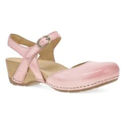 Dansko Tiffani Pink Milled Burnished