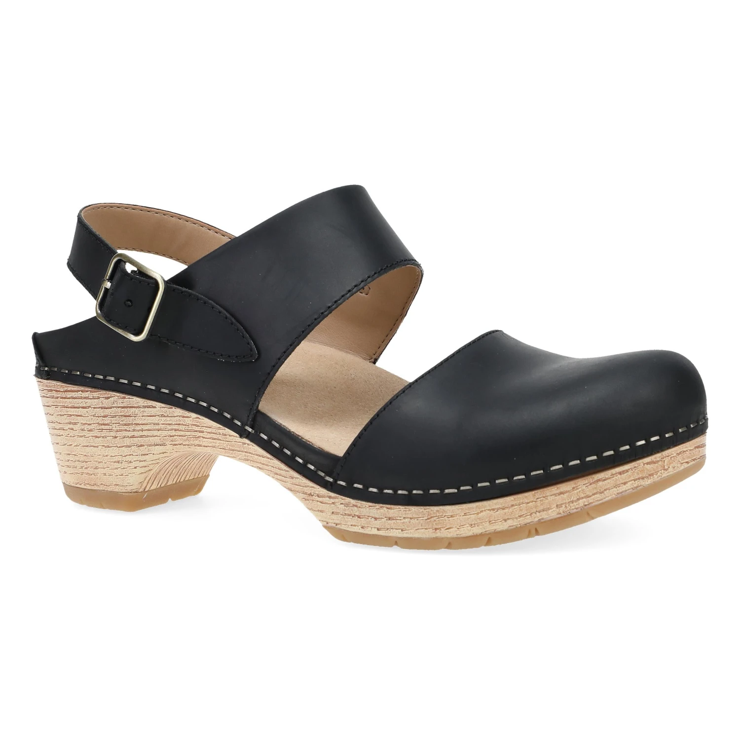 Dansko Lucia Black Oiled Pull Up 1 Dansko Lucia Black Oiled Pull Up