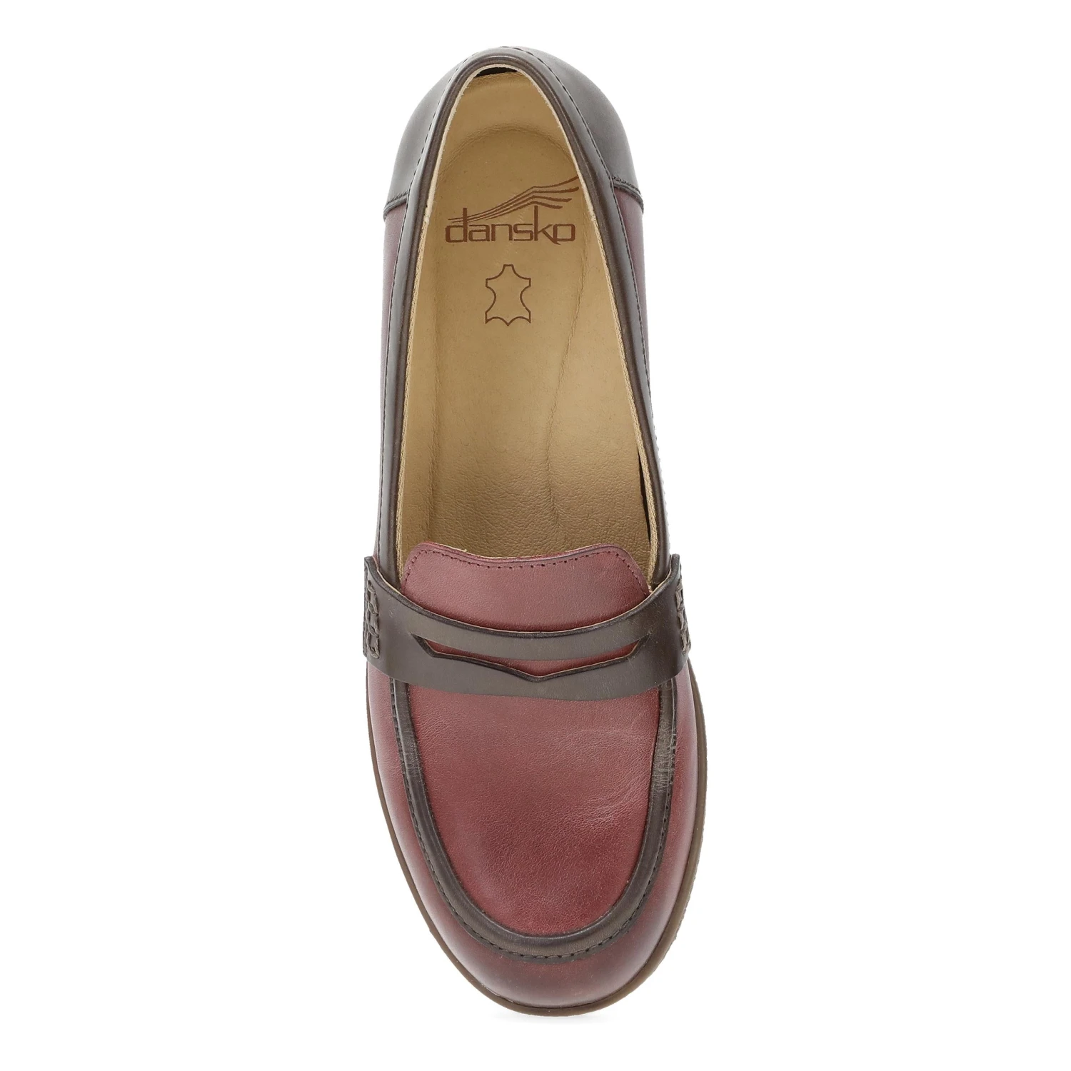 Dansko Danica Plum/Chocolate Waterproof Burnished 8 Dansko Danica Plum/Chocolate Waterproof Burnished - Image 8