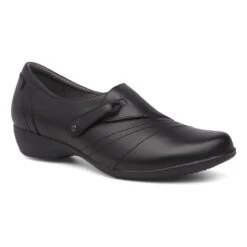 Dansko Franny Wide Black Leather