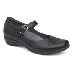 Dansko Fawna Wide Black Milled Nappa