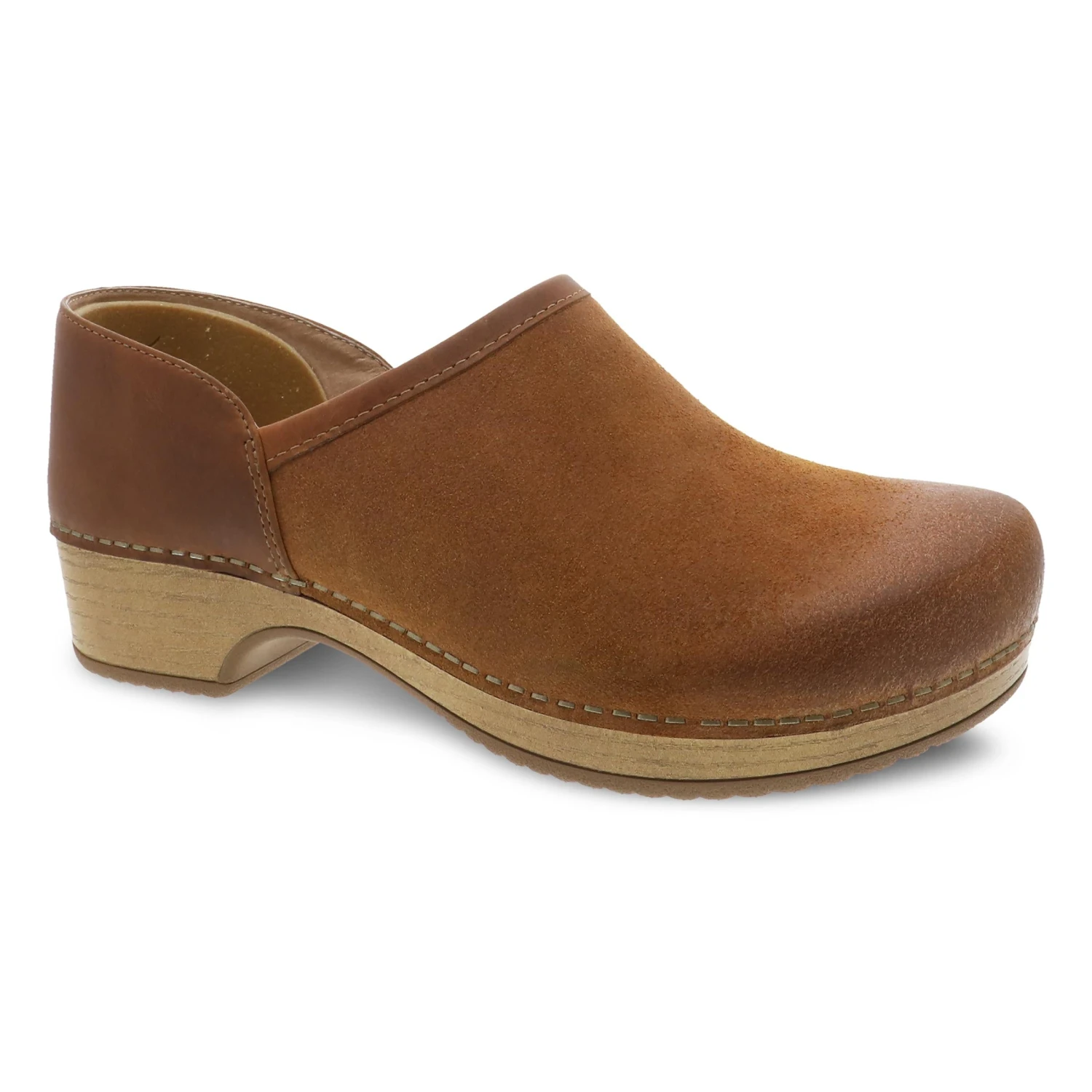 Dansko Brenna Tan Burnished Suede 1 Dansko Brenna Tan Burnished Suede