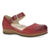 Dansko Mae Red Burnished Suede -Dansko Shop 9613405300 PRI
