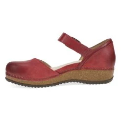 Dansko Mae Red Burnished Suede -Dansko Shop 9613405300 SDL
