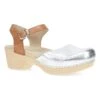 Dansko Sam Silver/Tan Leather -Dansko Shop 9840911400 PRI