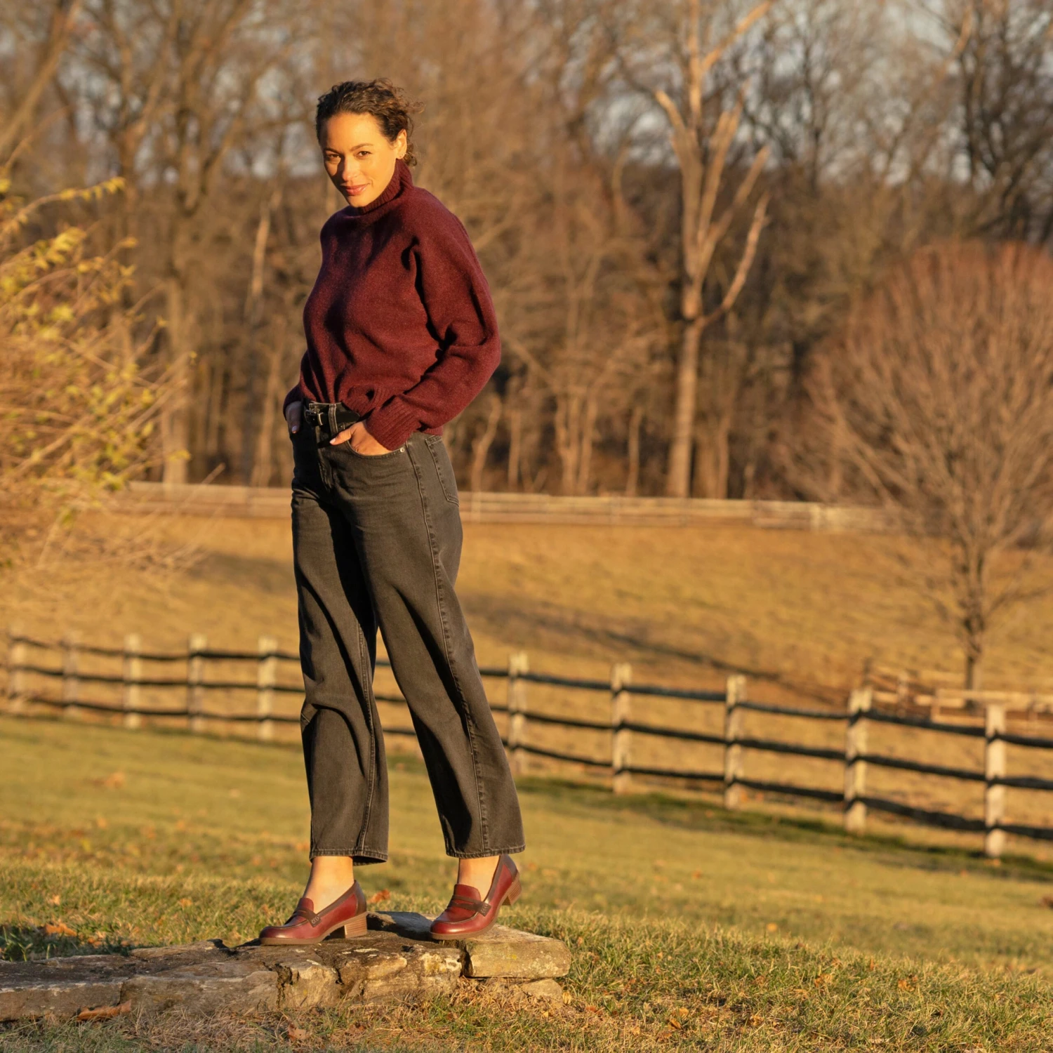 Dansko Danica Plum/Chocolate Waterproof Burnished 5 Dansko Danica Plum/Chocolate Waterproof Burnished - Image 5