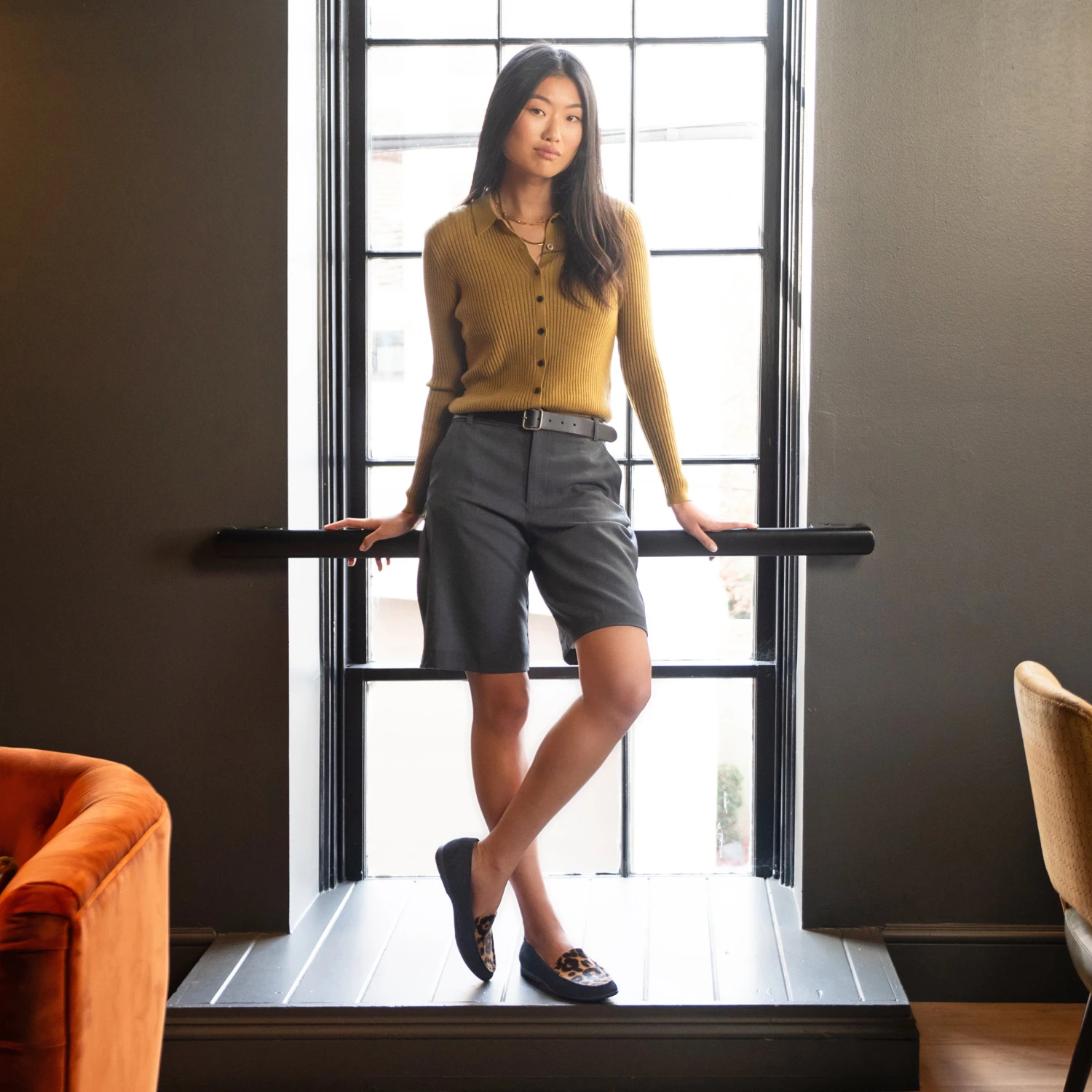 Dansko Lorri Black/Leopard Suede 5 Dansko Lorri Black/Leopard Suede - Image 5