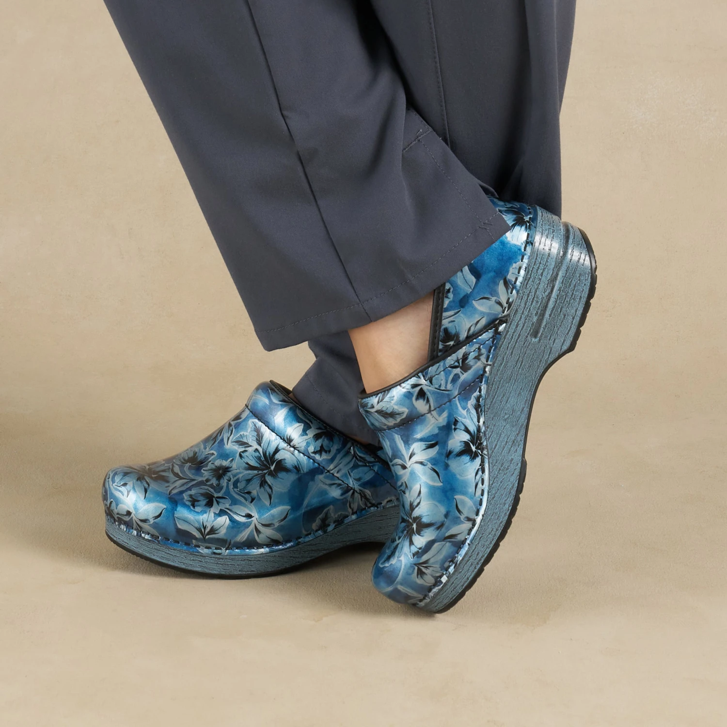 Dansko Professional Blue Vine Patent 2 Dansko Professional Blue Vine Patent - Image 2