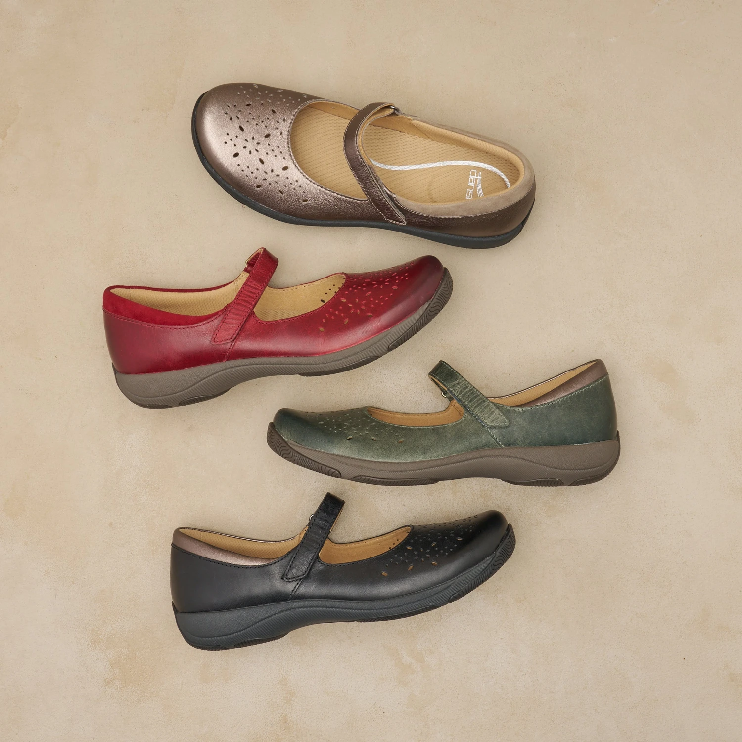 Dansko Stacy Wide Red Waxy Burnished 10 Dansko Stacy Wide Red Waxy Burnished - Image 10